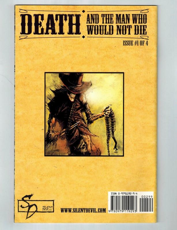 Death And The Man Who Would Not Die # 1 VF Silent Devil Comic Book James Pat S95