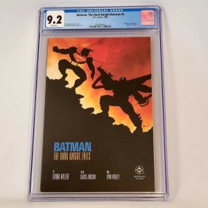 Batman Dark Knight Returns 4 DC 1986 CGC 9.2 WP Frank Miller Vs Superman Classic