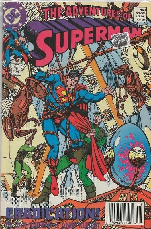 Adventures of Superman #460 ORIGINAL Vintage 1989 DC Comics  