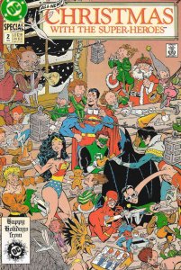 Christmas with the Super-Heroes #2 FN ; DC | John Byrne