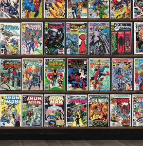 Huge Lot 140+ Comics with Iron Man, The Defenders, Spider-Man & More!