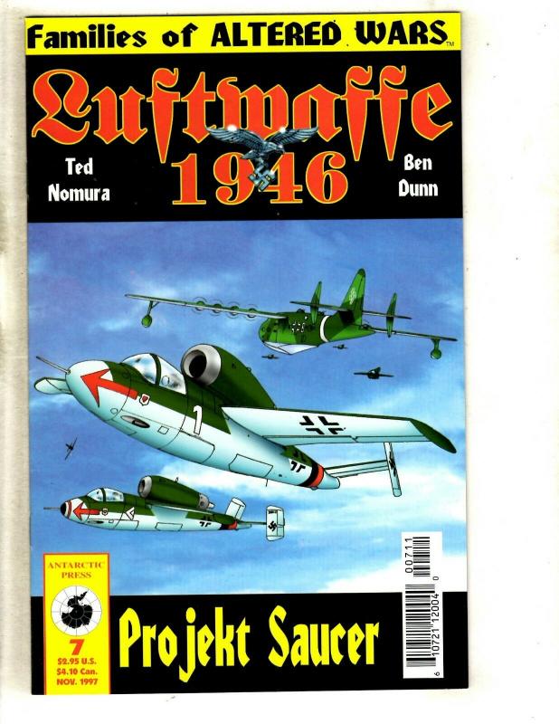 Lot Of 10 Luftwaffe 1946 Antarctic Press Comic Books # 1 2 3 4 5 6 7 8 9 10 FM8