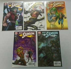 Doc Samson set #1-5 8.0 VF (2006 2nd Series)