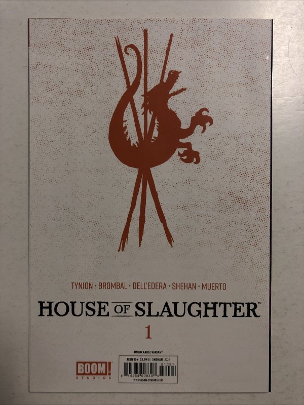 House Of Slaughter (2021) #1 (NM) 1:100 Unlockable Variant BOOM! Studios