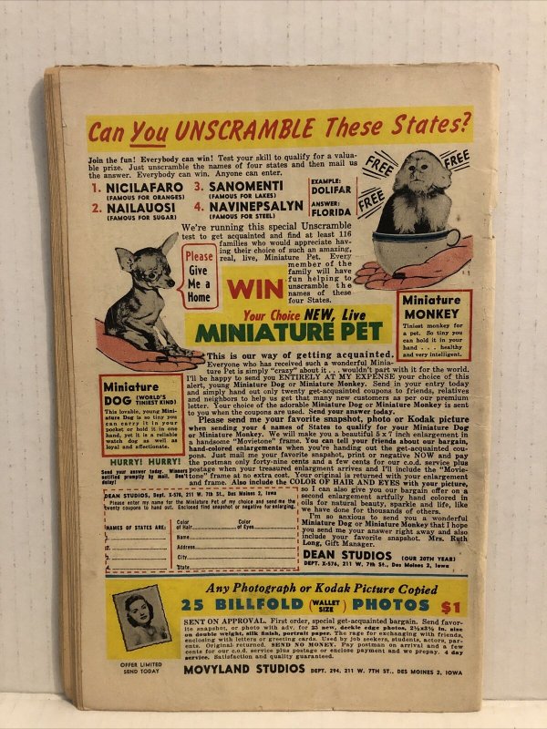 Super Mouse #45 The Big Cheese 1958 Last Issue