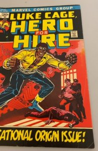 Hero for Hire #1 (1972)first Luke cage/ power man mid grade lower