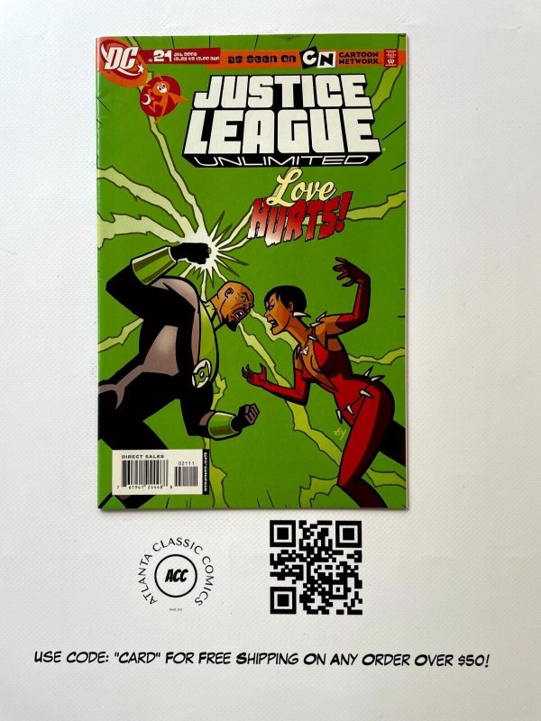 Justice League Unlimited # 21 NM 1st Print DC Comic Book Cartoon Network 3 J886