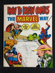 1978 HOW TO DRAW COMICS THE MARVEL WAY by John Buscema SC FVF 7.0 17th Fireside