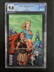 Supergirl Woman of Tomorrow #1 9.8 CGC Variant Cover DC Comics