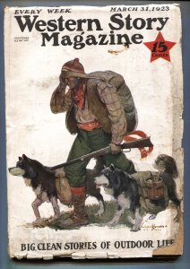 Western Story Magazine Mar 1, 1923-Max Brand-Rare-Pulp Magazine