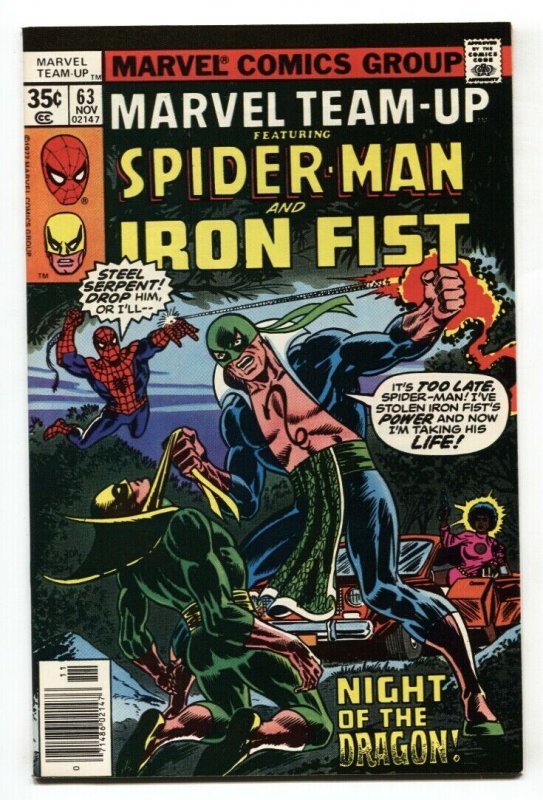 Marvel Team-up #63 1977 SPIDER-MAN AND IRON FIST NM-