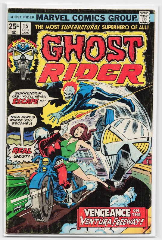 Ghost Rider #15 (1975) Ghost Rider