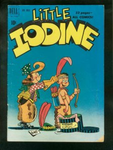 LITTLE IODINE #4 1950-DELL COMICS-INDIAN COVER VG