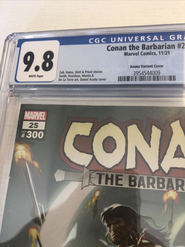 Conan The Barbarian (2021) #25 (CGC 9.8) Acuna Variant Cover Census 3!