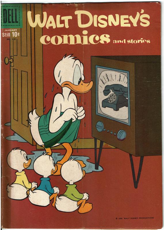 Walt Disney Comics and Stories #220, Double Cover