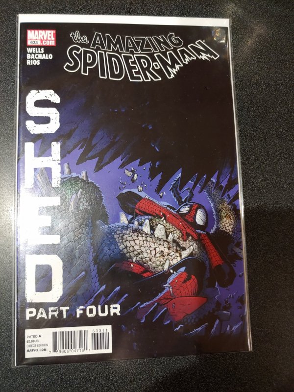 AMAZING SPIDERMAN 633 SHED PT 4  the lizard