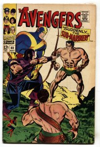 THE AVENGERS #40--1967--CAPTAIN AMERICA--comic book--FN