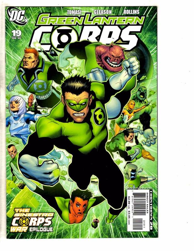 Lot Of 8 Green Lantern Corps DC Comic Books # 19 20 21 22 24 26 27 28 Flash RC15