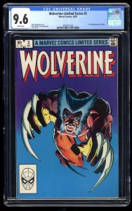 Wolverine (1982) #2 CGC NM+ 9.6 White Pages