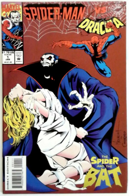 SPIDER-MAN VS. DRACULA #1 JANUARY 1994  High Grade Unread NM Vampire  Comic