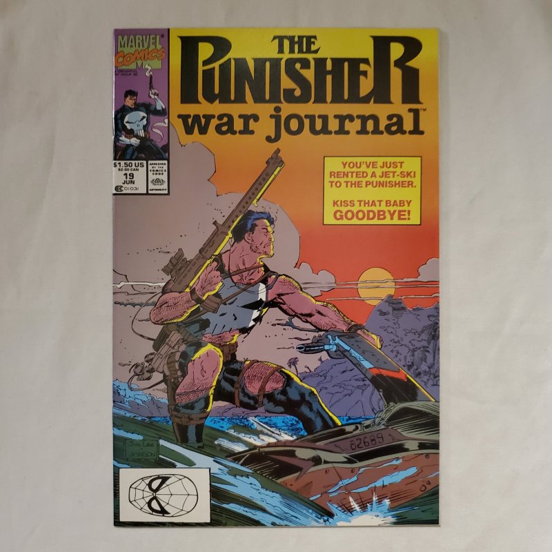 Punisher War Journal 19 Near Mint- Cover art by Jim Lee