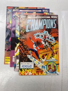 4 Champions HERO comic books #1 2 3 4 1 KM27
