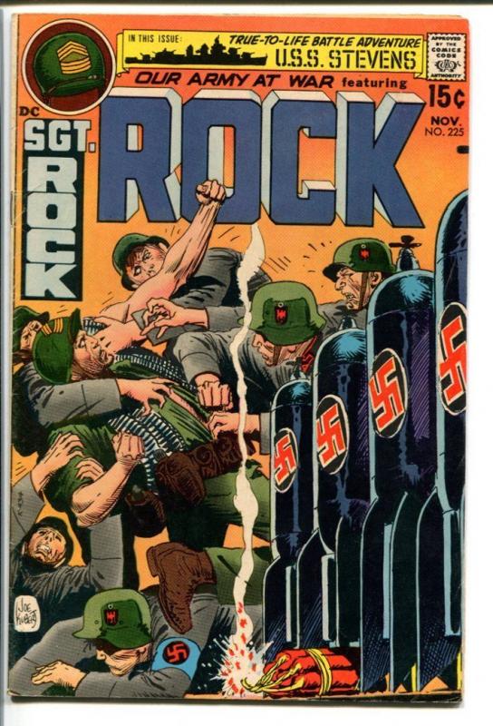 OUR ARMY AT WAR #225-SGT. ROCK-DC VG+