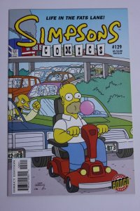 Simpsons Comics #129 (2007) Homer Simpson NM