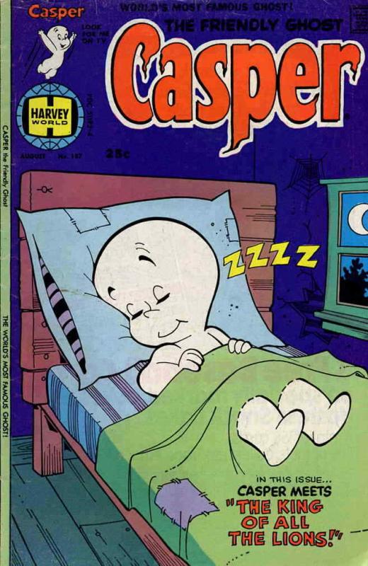 Friendly Ghost, Casper, The #187 VG; Harvey | low grade comic - save on shipping