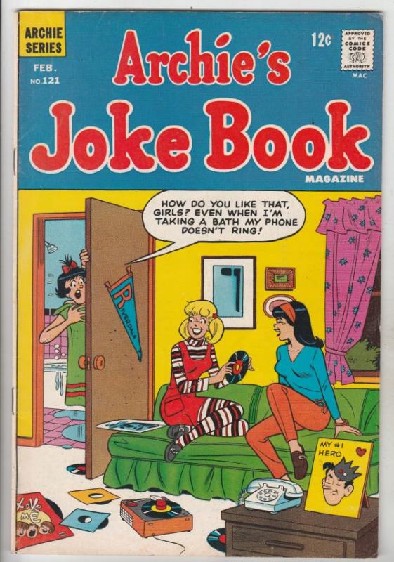 Archie's Joke Book #121 (Feb-68) VF/NM High-Grade Archie, Betty, Veronica, Re...