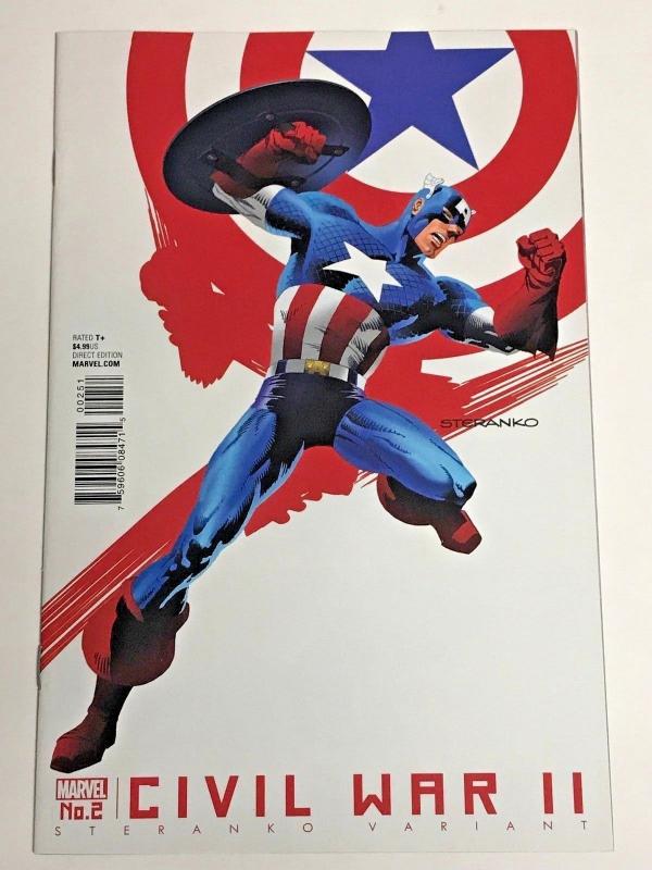 CIVIL WAR II#2 NM 2016 STERANKO VARIANT MARVEL COMICS