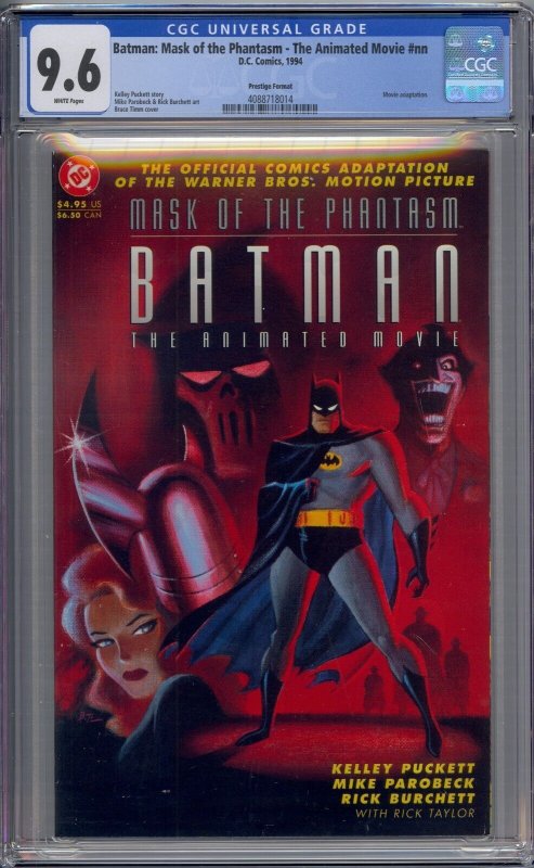 BATMAN MASK OF THE PHANTASM THE ANIMATED MOVIE #NN CGC 9.6 PRESTIGE FORMAT 8014 