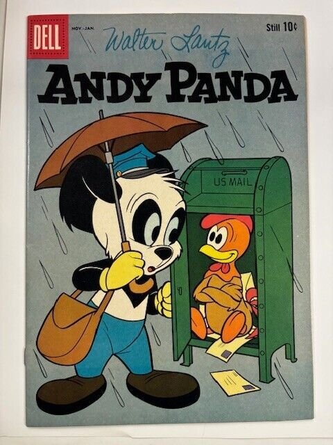 Walter Lantz ANDY PANDA 52 VF-NM Dell Comics Jan 1961 Alvarado Steere Carey