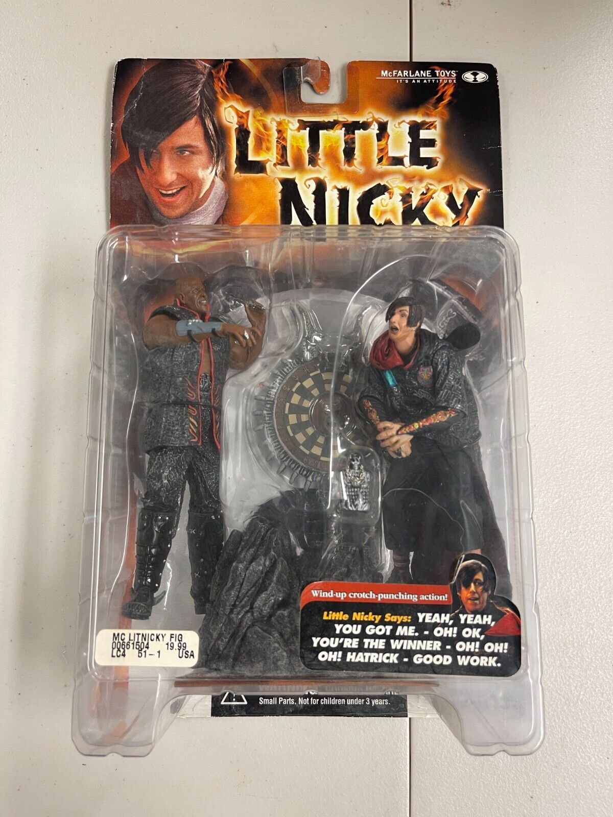 Little Nicky McFarlane Toys Action Figure On Card Cassius