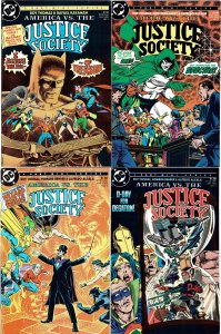 America vs The Justice Society #1, 2, 3, 4 Set VF/NM-