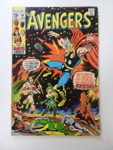The Avengers #84 (1971) VG condition stain front cover