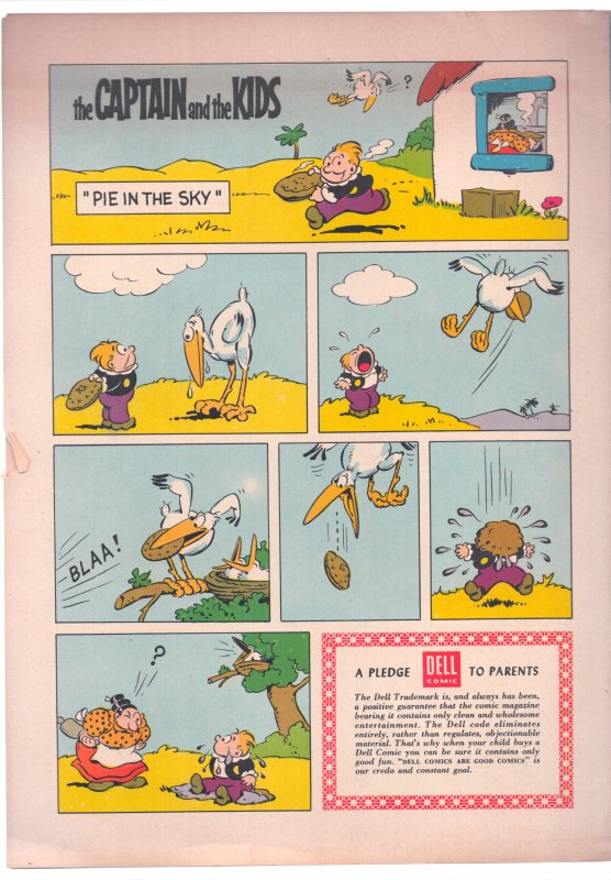 Four Color #881 (1958) The Captain and the Kids