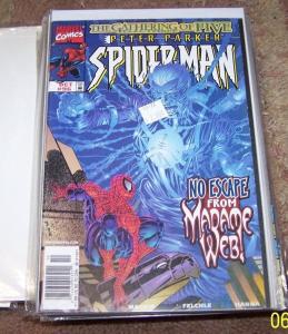 PETER PARKER SPIDER-MAN COMIC # 96 THE GATHERING OF FIVE MADAM WEB