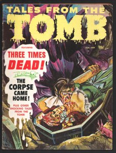 Tales from The Tomb #7 1969-Eerie-Injury to the eye cover-Violent horror-bond...