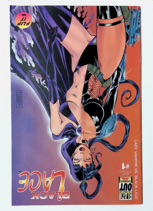 Lady Vampre vs. Black Lace #1 (Sept 1996, Blackout) 8.0 VF