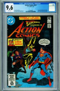 ACTION #521 CGC 9.6 1981 1st VIXEN-SUPERMAN- 4253099002