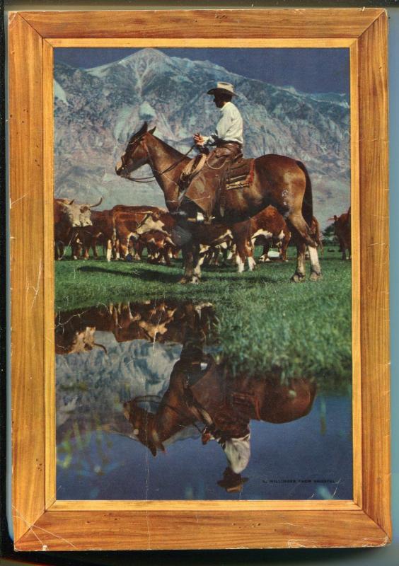 Western Roundup #8-1954-Dell-B-Western movies-Roy Rogers-Gene Autry-G