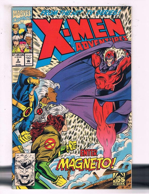 X-Men Adventures #3 VF Marvel Comics Enter Magneto Comic Book DE16