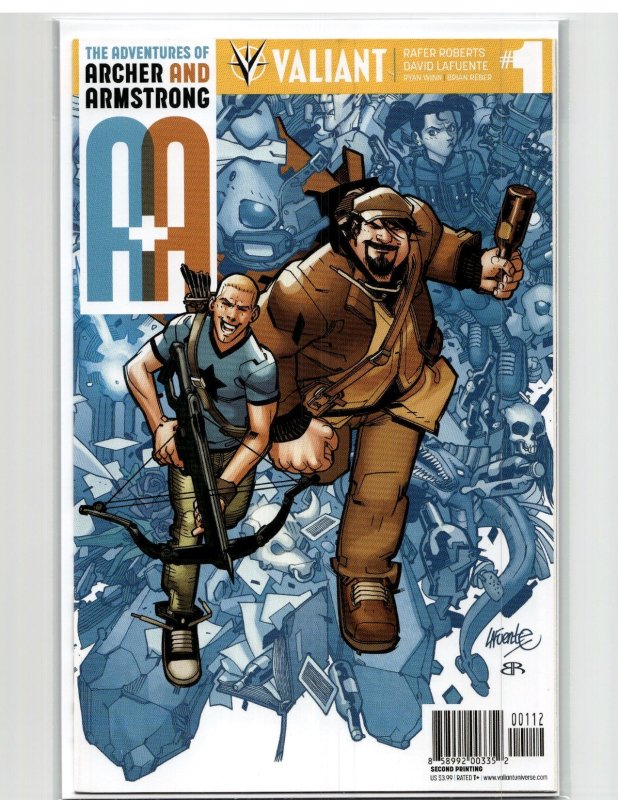 A&A: The Adventures of Archer & Armstrong #1 (2016) Archer & Armstrong [Key Issue]