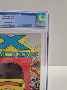 X-FACTOR #10 Newsstand (1986) CGC 8.5 ⭐️25th Anniversary Border⭐️