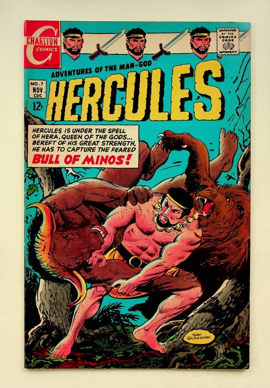 Hercules #7 (Nov 1968; Charlton) - Good+