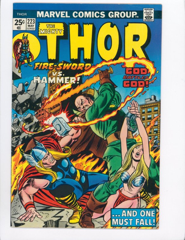 Thor #223 (1974) MVS featuring Daredevil intact