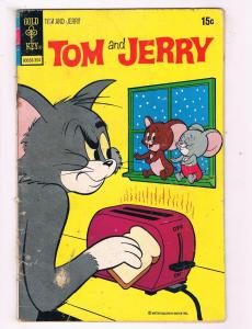Tom & Jerry #270 GD/VG Gold Key Comic Book Apr 1973 DE40 AD14