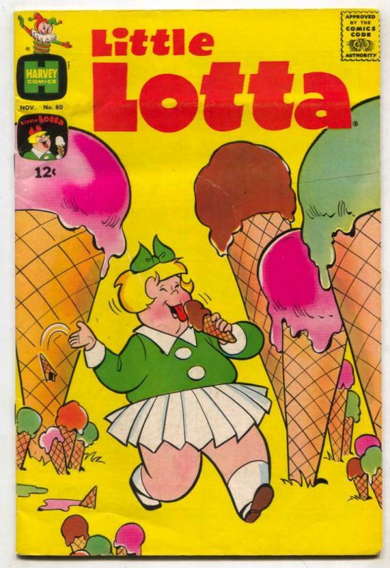 Little Lotta #80 1968-Ice Cream cover- Harvey comics FN-