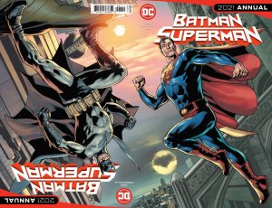 BATMAN SUPERMAN 2021 ANNUAL #1 COVER A BRYAN HITCH DC COMICS 2021 EB27 